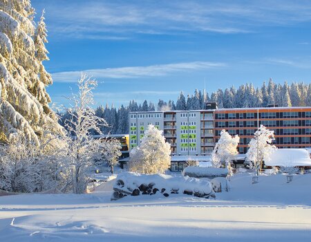 Hotelansicht Winter